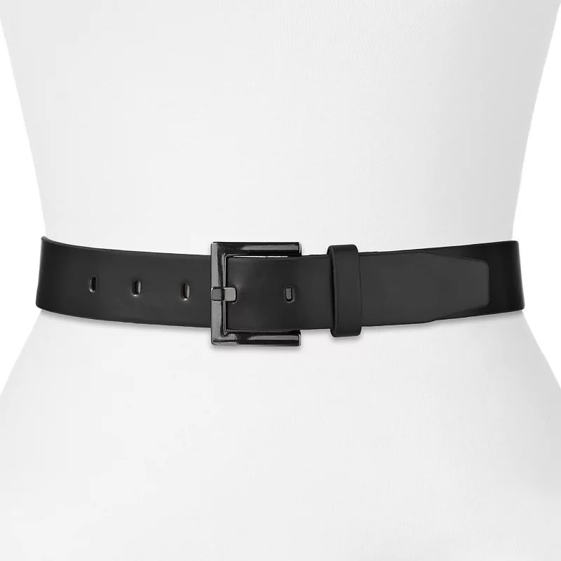 Apt. 9 Square-Buckle Belt, Size: Small, Black | Kohl's