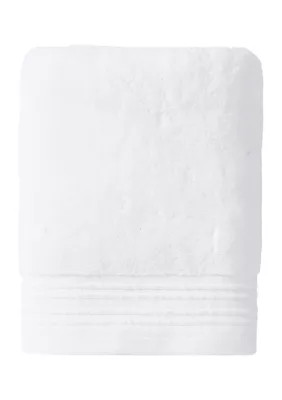 kate spade new york Scalloped Pleated Towel Collection, White, Bath Towel | Belk
