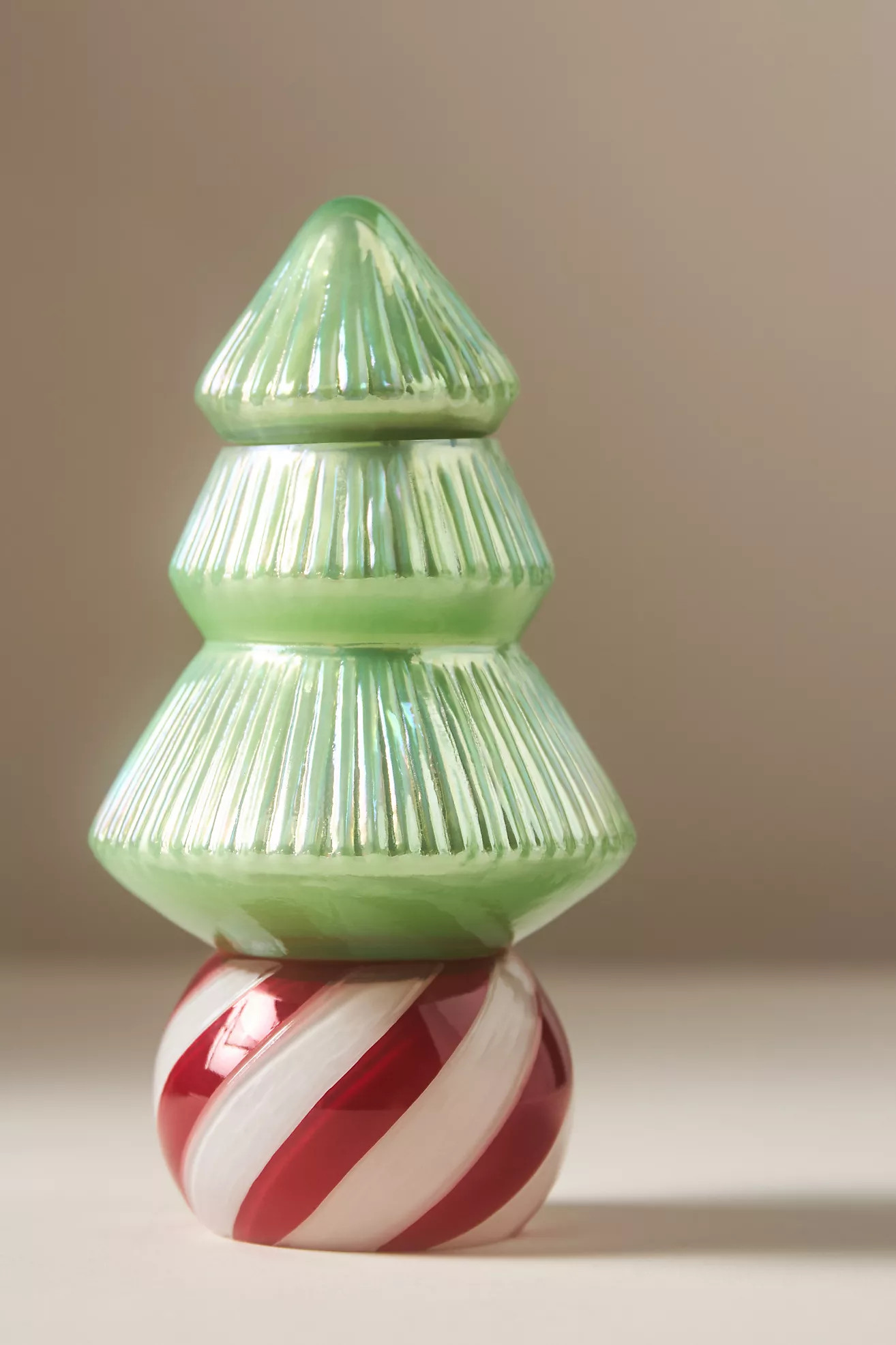 Le Cirque Woody Fresh Balsam & Cedarwood Glass Tree Candle | Anthropologie (US)