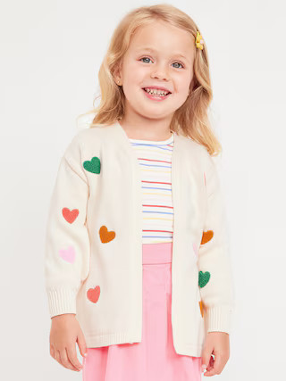 Open-Front Cardigan Sweater for Toddler Girls | Old Navy (US)