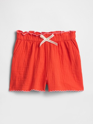 babyGap Pull-On Gauze Shorts | Gap Factory
