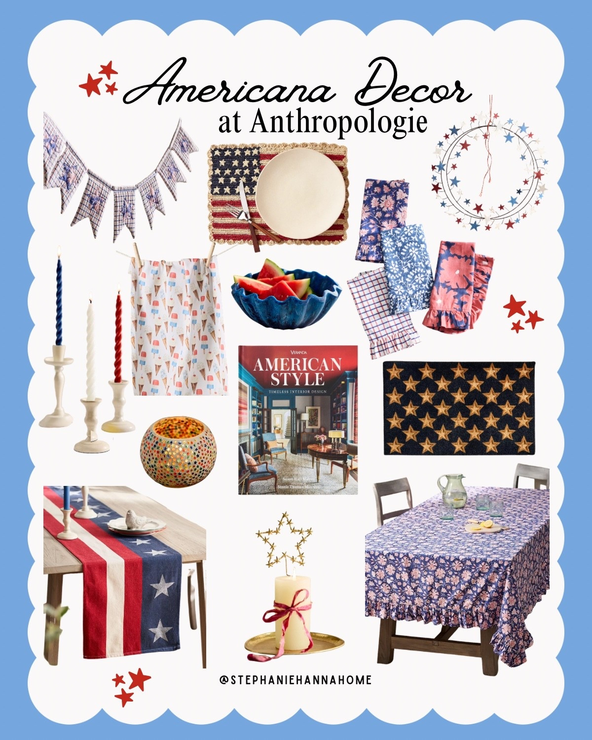 Americana Decor at Anthropologie 🇺🇸

#LTKmomlife #LTKSeasonal #LTKHome