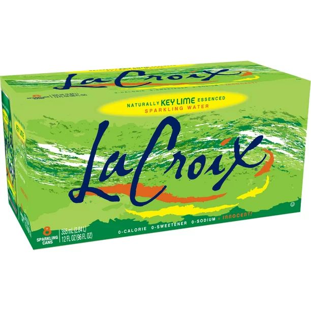 LaCroix Sparkling Water, Key Lime 8pk/12 fl Oz - Walmart.com | Walmart (US)