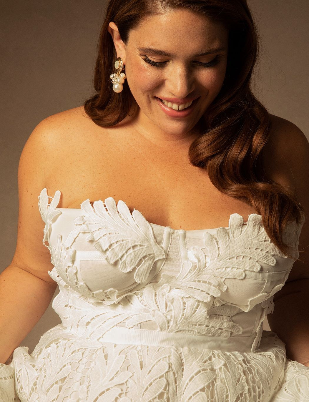 Bridal by ELOQUII Floral Hi-Lo Gown | Eloquii