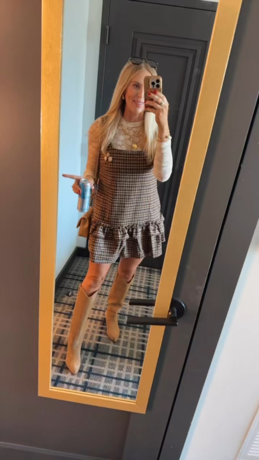 Headed back for round 2 of LTKCon! I’m obsessed with this plaid dress for fall. 

#LTKStyleTip #LTKSeasonal #LTKCon