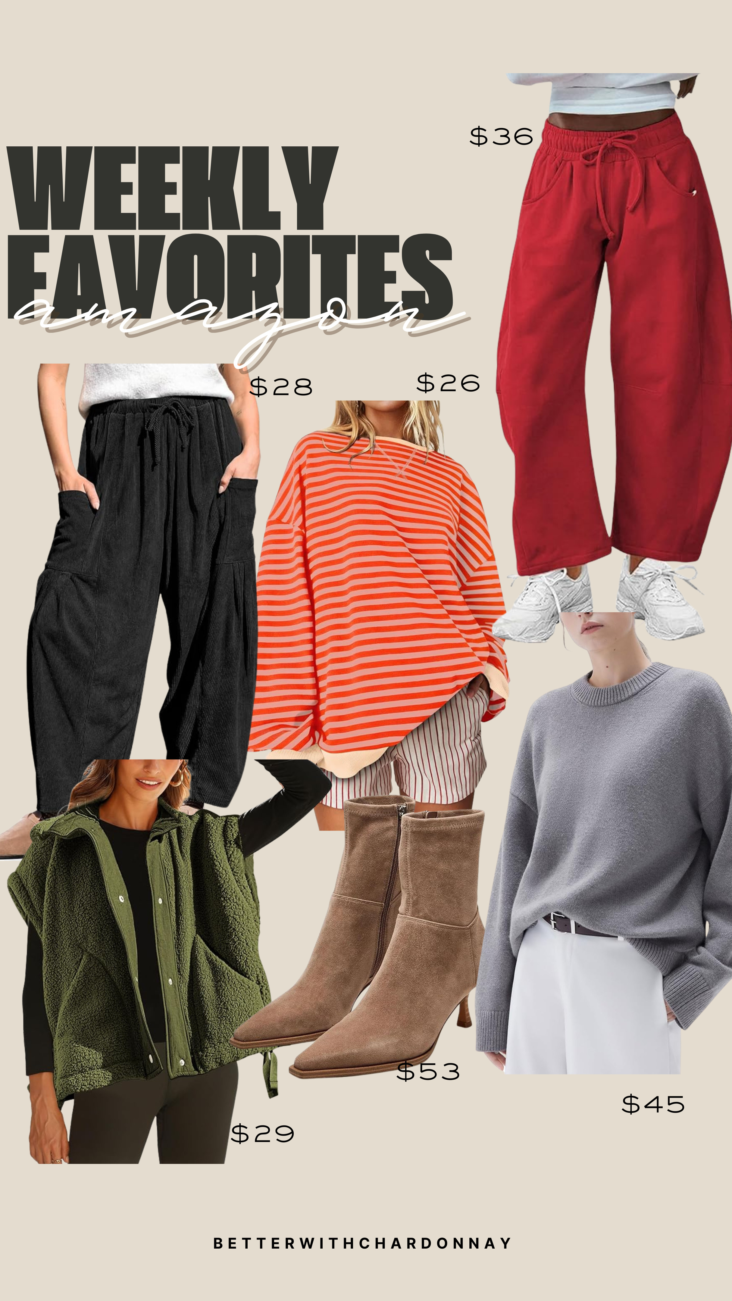 Amazon weekly favorites!

amazon finds, amazon style, amazon fashion, striped shirts, pants, boots 

 #LTKSeasonal #LTKFindsUnder50 #LTKFindsUnder100
