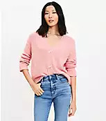 Easy V-Neck Cardigan | LOFT