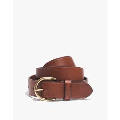 Medium Perfect Leather Belt | Madewell