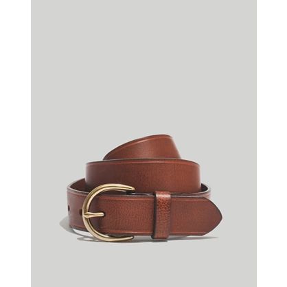 Medium Perfect Leather Belt | Madewell