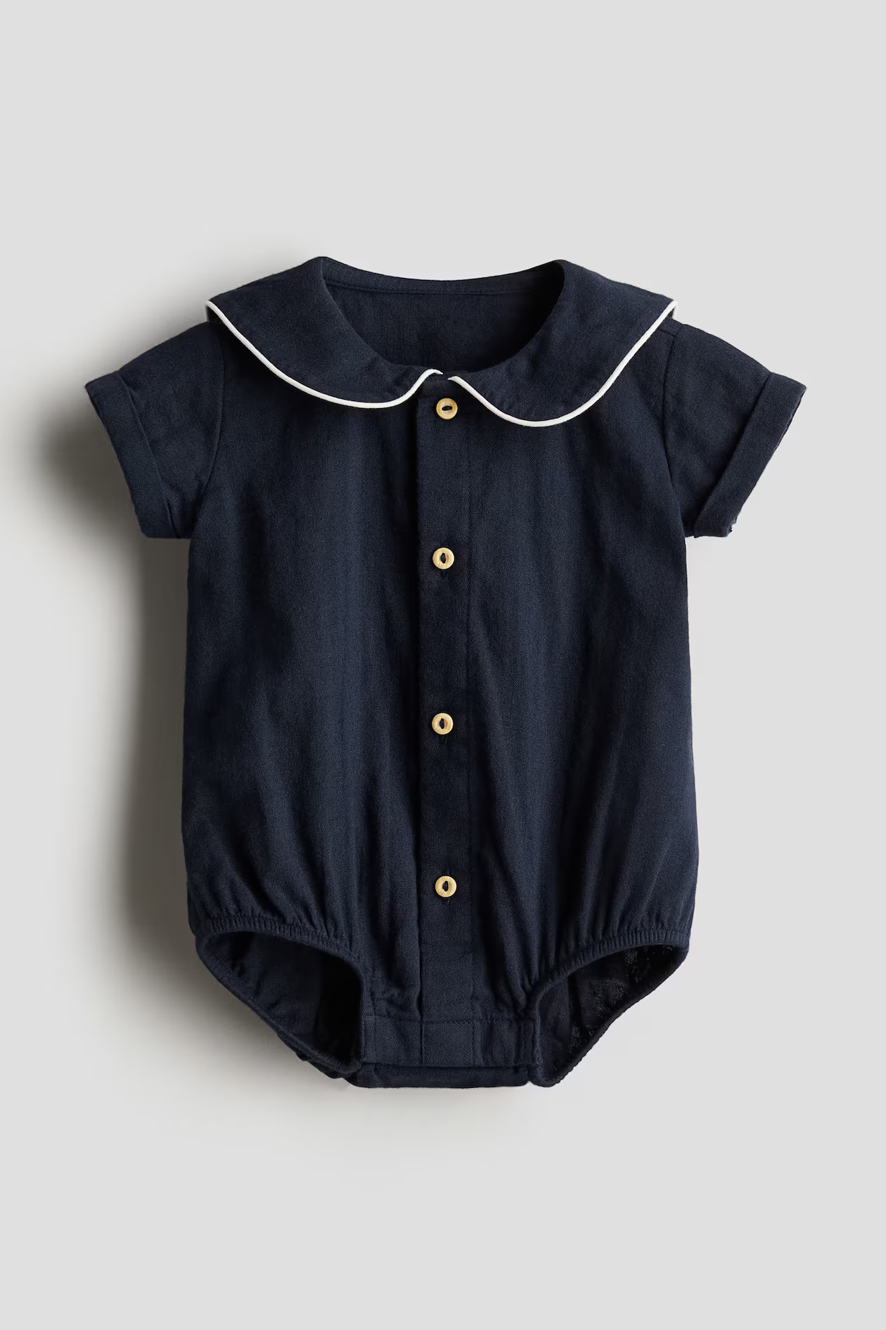 Cotton romper suit | H&M (UK, MY, IN, SG, PH, TW, HK)
