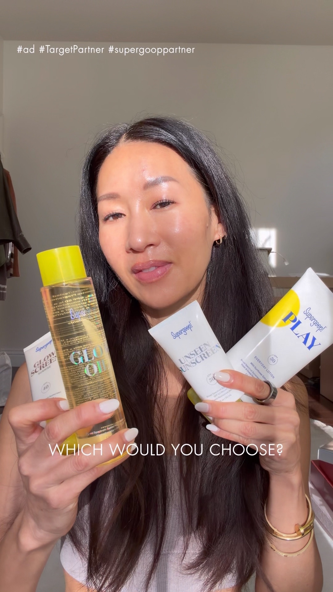 #ad Regular or Glowscreen? I’m sharing these four @supergoop sunscreen products from @target for face and body. One gives you sun protection while the other gives that and a glowy finish. Which #supergoop product would you choose?

You can find these at #Target linked below! #targetpartner #supergooppartner #ltkfindsunder50 

#LTKmorningroutine #LTKBeauty