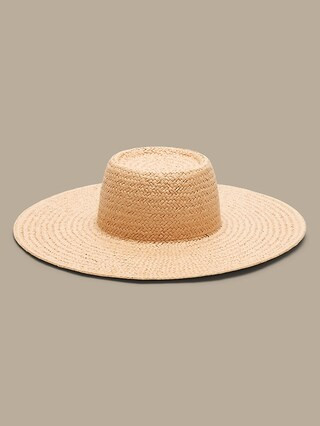 Wide-Brim Straw Hat | Banana Republic Factory