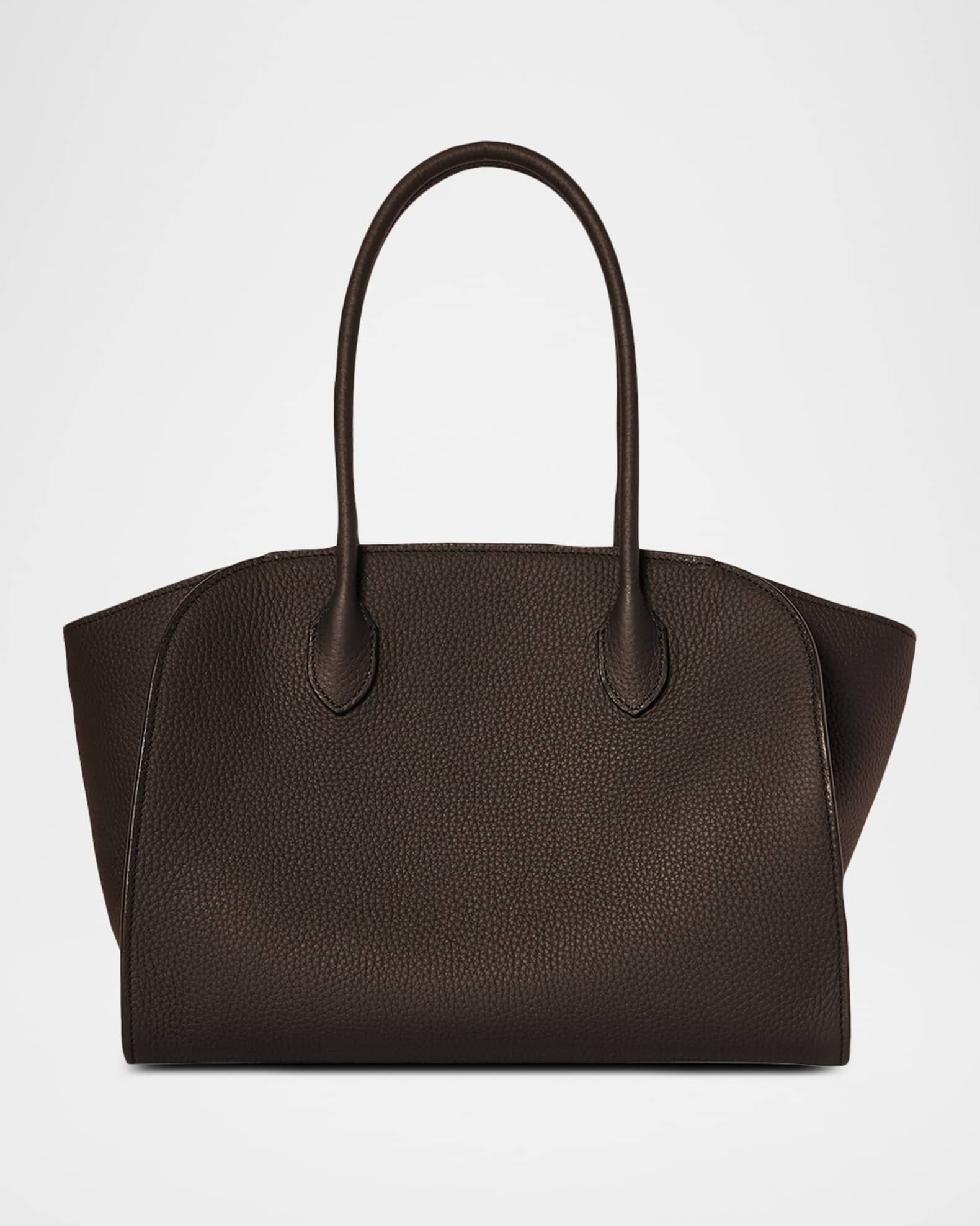 Marlo 12 Tote Bag in Grain Leather | Neiman Marcus
