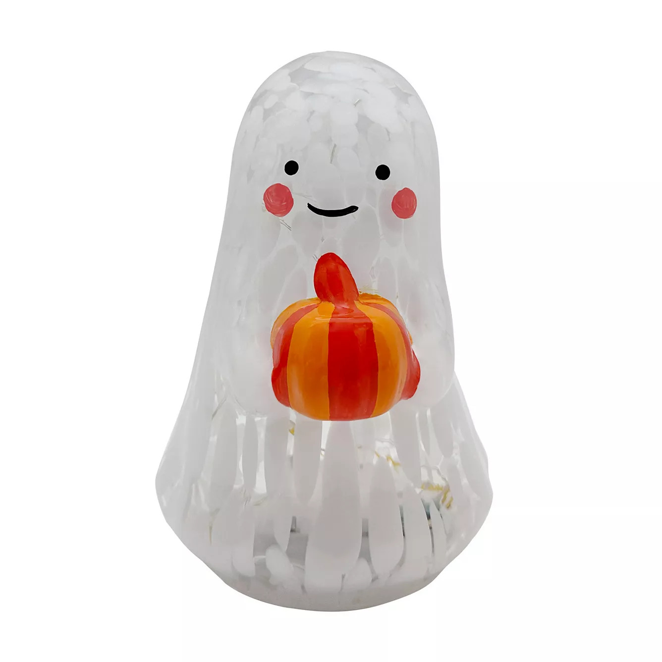 Celebrate Together\u2122 Halloween LED Confetti Glass Ghost with Pumpkin Table Decor | Kohl's