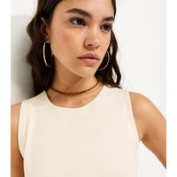Women's Cream Cotton Rich Tank Top New Look | New Look (UK)