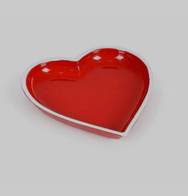 Target Bullseye's Playground Red Heart Shaped Steel Mini Bowls, BN | eBay US