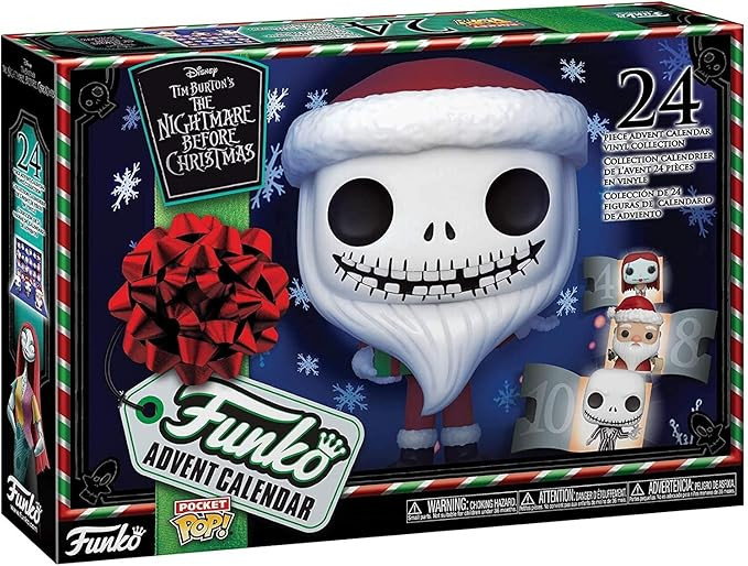 Amazon.com: Funko Advent Calendar: The Nightmare Before Christmas - 24 Pocket Pop! Vinyl Figures ... | Amazon (US)