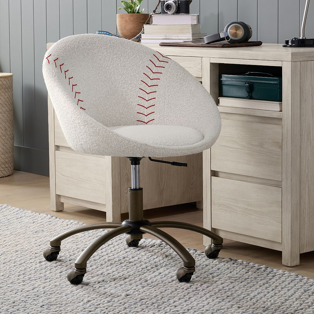 Baseball Swivel Desk Chair | Pottery Barn Teen