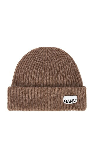 Rib Knit Beanie in Tiger's Eye | Revolve Clothing (Global)