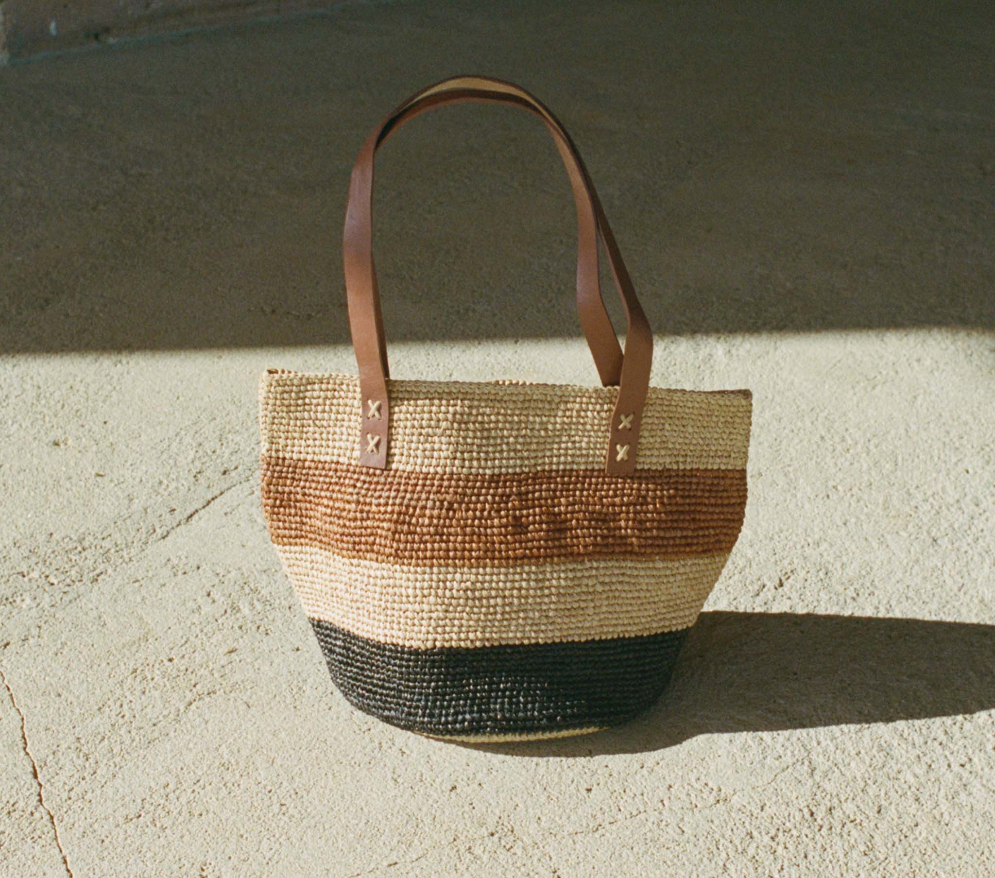 Martine Bag - Stripe Raffia | DÔEN | DOEN