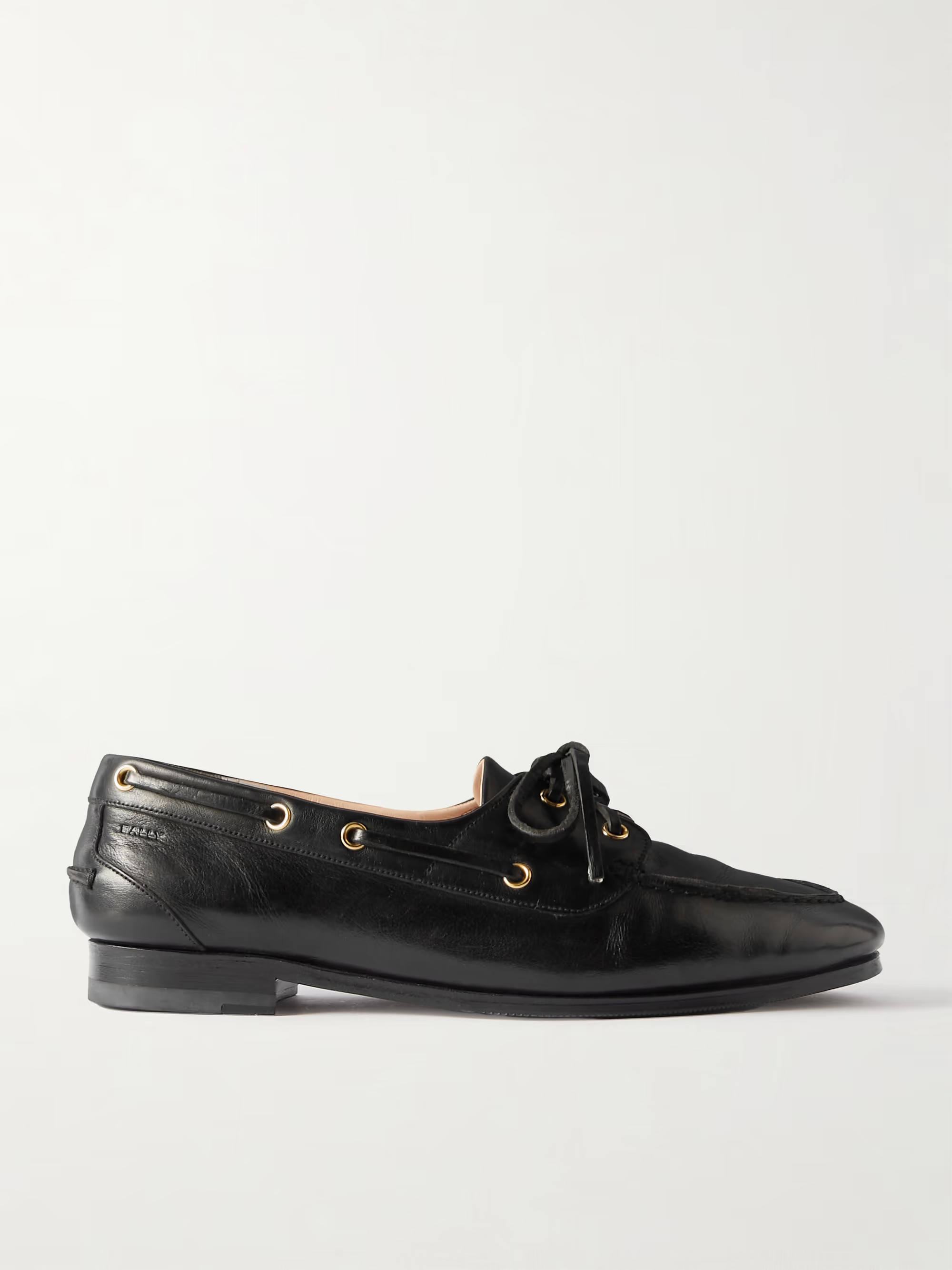 Pathy leather boat shoes | NET-A-PORTER (US)