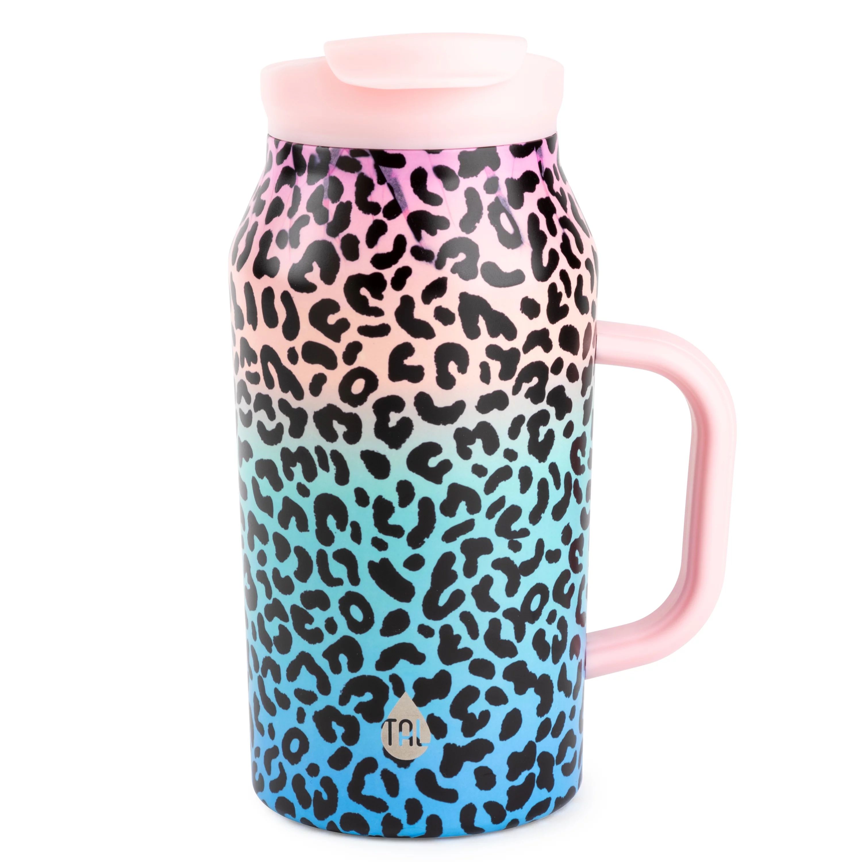 TAL Stainless Steel BasinTumbler 40 fl oz, Pink Leopard - Walmart.com | Walmart (US)