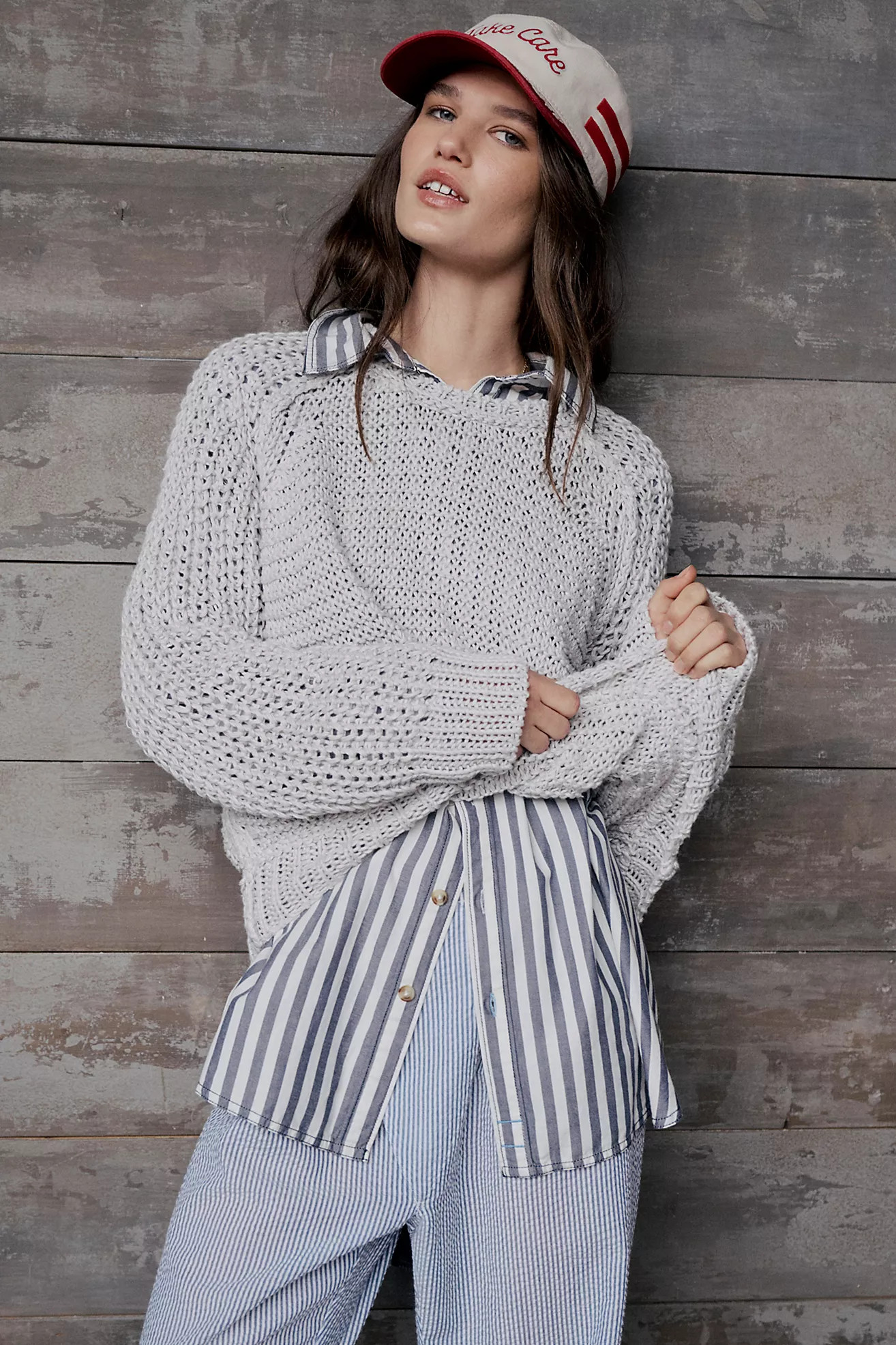 We The Free Essential Linen Crew | Free People (Global - UK&FR Excluded)