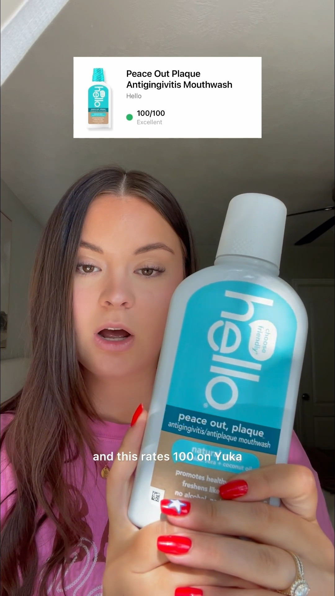 100/100 on Yuka!!! That’s a yes from me ☺️ 

#mouthwash #nontoxicmouthwash

#LTKBeauty