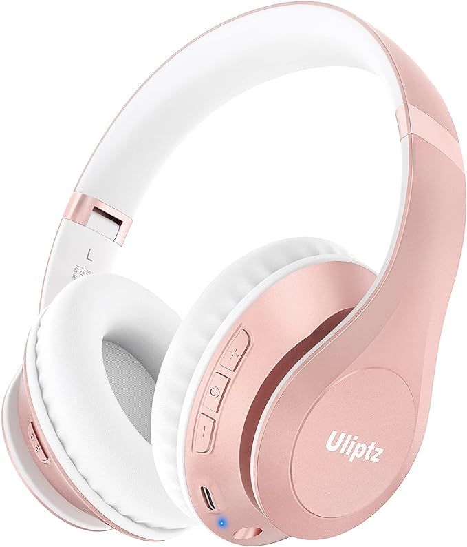 Uliptz Wireless Bluetooth Headphones, 65H Playtime, 6EQ Sound Modes, HiFi Stereo Over Ear Headpho... | Amazon (US)