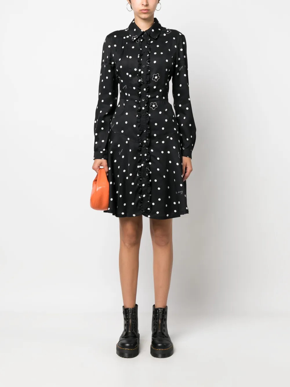 Kenzo polka-dot Pattern Dress - Farfetch | Farfetch Global