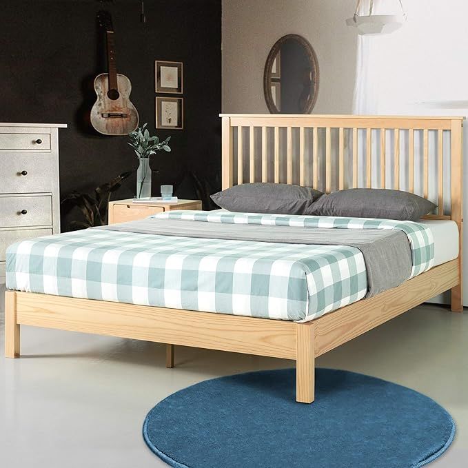 ZINUS Becky Wood Platform Bed Frame / Wood Slat Support / No Box Spring Needed / Easy Assembly, F... | Amazon (US)