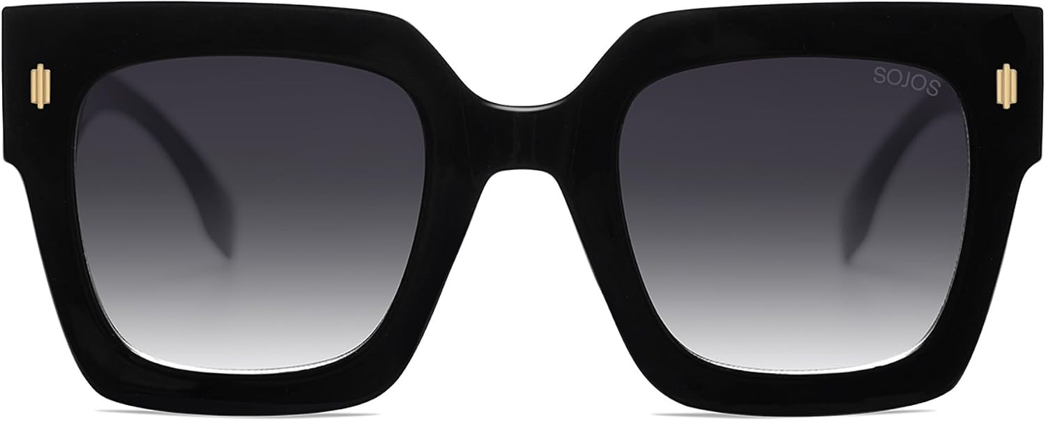 SOJOS Oversized Sunglasses for Women Thick Big Square UV400 Shades SJ2194 | Amazon (US)
