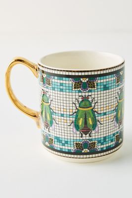 Garden Tile Mug | Anthropologie (US)