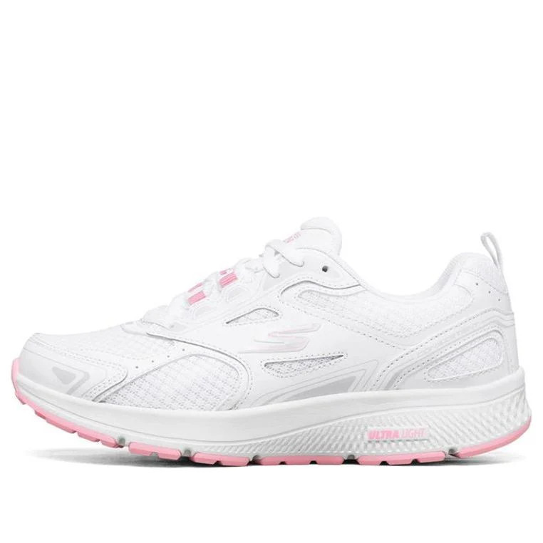 (WMNS) Skechers Go Run Consistent 'White Pink' 128075-WPK | KICKS CREW