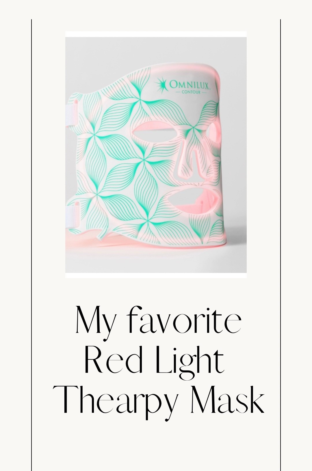 My holy-grail red light therapy mask 🔴✨
If you’re serious about skin longevity, this one’s non-negotiable.

I’ve been using the Omnilux Red Light Therapy Mask consistently and it’s one of those tools that actually earns a spot in my routine. Think: professional-grade results, zero downtime, couch-friendly.

Why it matters:
Red light therapy works at a cellular level to stimulate collagen, improve elasticity, and support overall skin health. Translation? Better skin now and later.

What it helps with:
• Boosts collagen + elastin
• Softens fine lines + wrinkles
• Improves tone and texture
• Helps calm inflammation
• Supports skin healing + glow
• Safe for all skin types, all ages

It’s 10 minutes, a few times a week, and your skin just… looks better. Brighter, smoother, healthier. This is one of those “why didn’t I start sooner?” beauty investments.

Linked on LTK 🤍
Skin is forever — treat it like it is.

#LTKmomlife #LTKOver40 #LTKBeauty