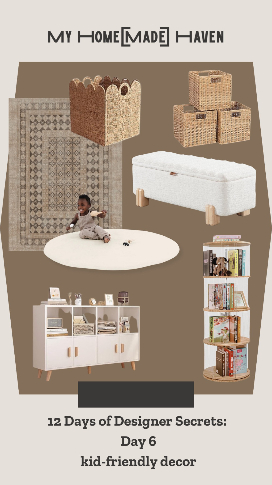 Chic but kid-friendly decor - everything to store the toys, contain the chaos, and live without stressing about the mess! 

#LTKHome