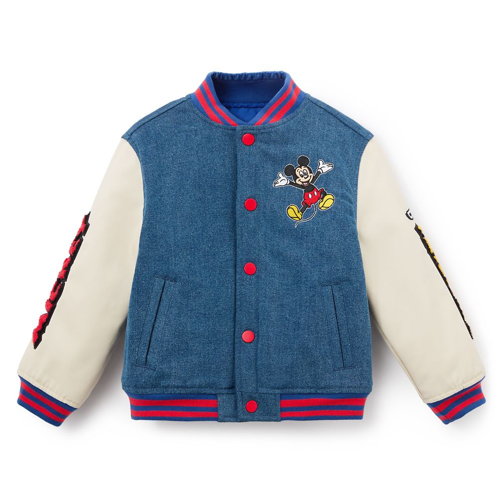 Mickey Mouse and Friends Varsity Jacket for Kids | Disney Store | Disney Store