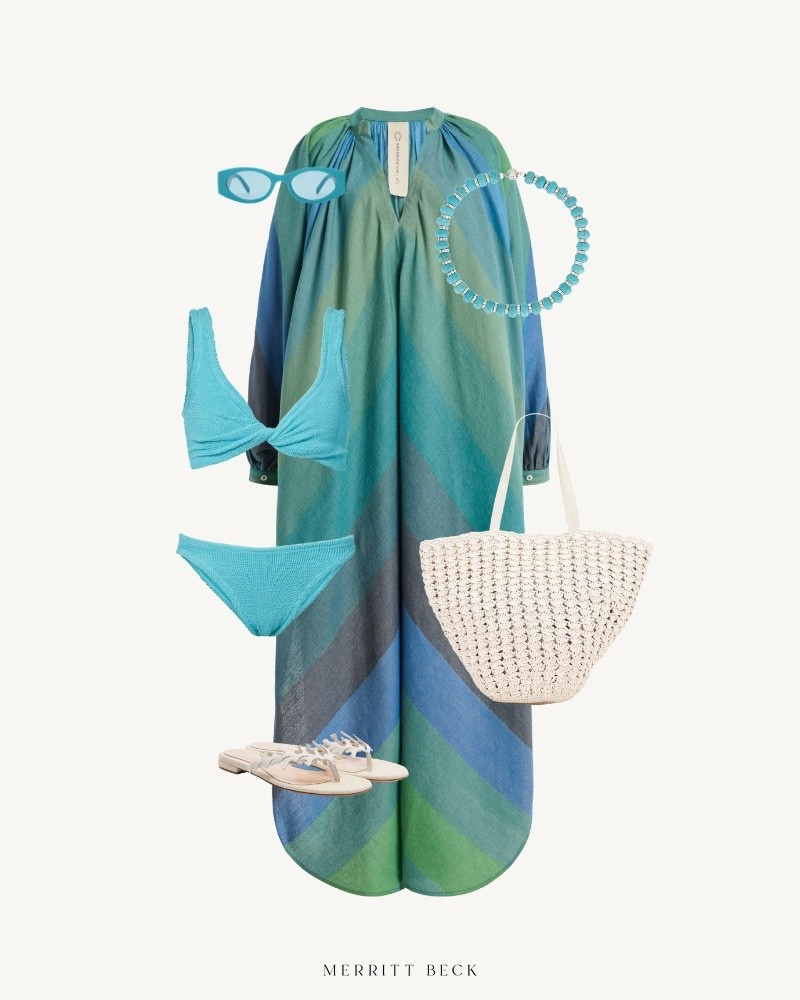Match the turquoise waters at your beach destination with this eye-catching vacation look! ☀️

#LTKSeasonal #LTKTravel
