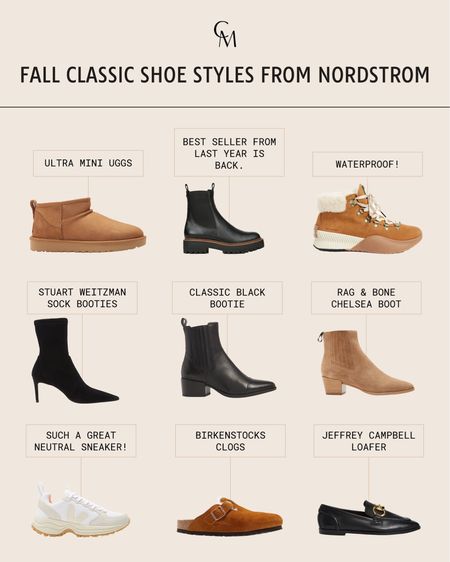 Fall shoe styles to try this season. @nordstrom #ad #nordstrom 
