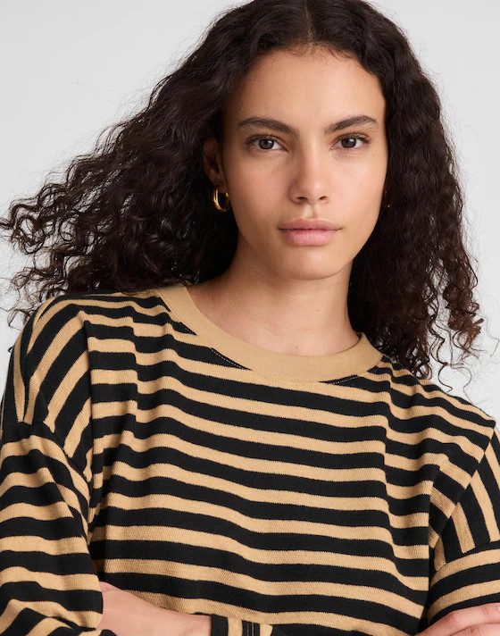 Easy Crewneck Long-Sleeve Tee | Madewell
