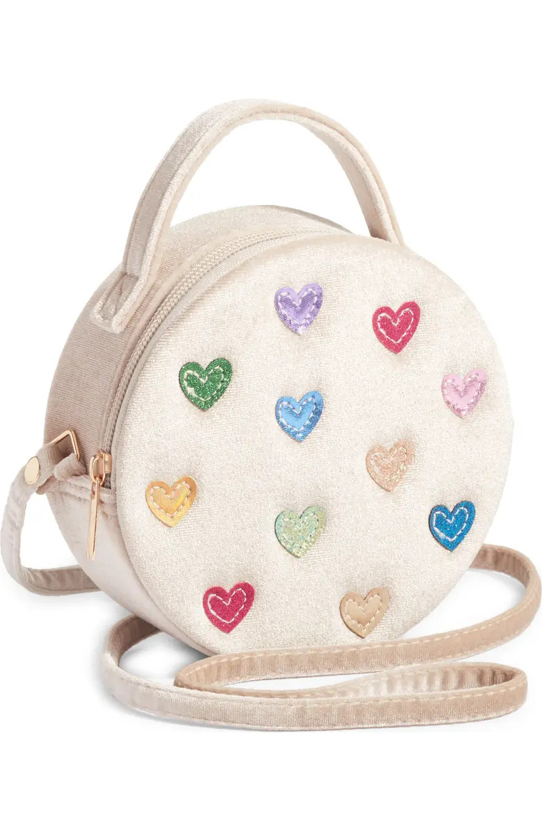 Mimi & Lula Kids' Jazzy Heart Velvet Crossbody Bag | Nordstrom | Nordstrom
