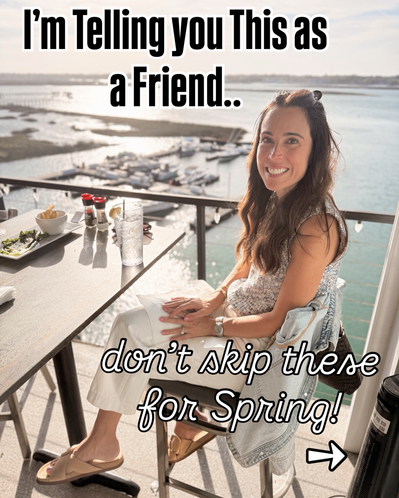 I’m telling you this as your friend… don’t skip these for Spring 🤍

These are the pieces I actually wear on repeat — the ones that make outfits feel easy and put together without overthinking it 🙌🏼

It’s basically my go-to spring uniform — and once you have these, getting dressed is SO much easier

💌type “SPRING” and I’ll send you all the links 
🔗

#LTKOver40 #LTKSeasonal #LTKTravel