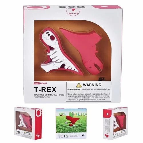 HalfToys T-Rex Model Set: Magnetic 3-D Puzzle Dinosaur Figures | Walmart (US)