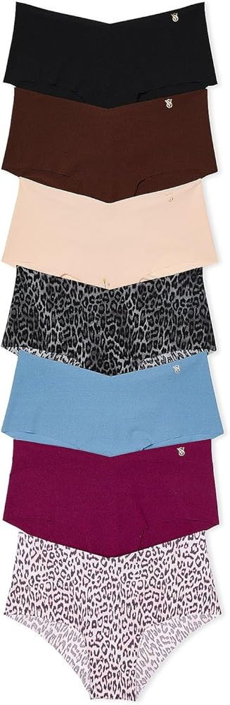 Victoria's Secret Women's No Show Cheeky Underwear, Minimal Coverage Panties for Women, Multi Pac... | Amazon (US)