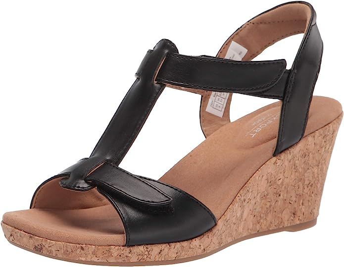 Rockport Women's Blanca T Strap Platform | Amazon (US)