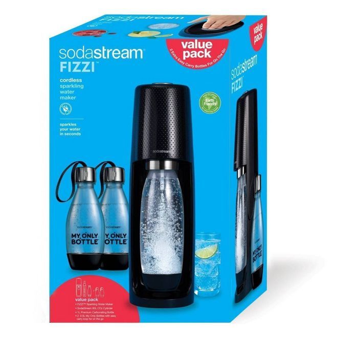 SodaStream Fizzi Sparkling Water Maker with CO2 Carbonator and 2 Extra Bottles | Target