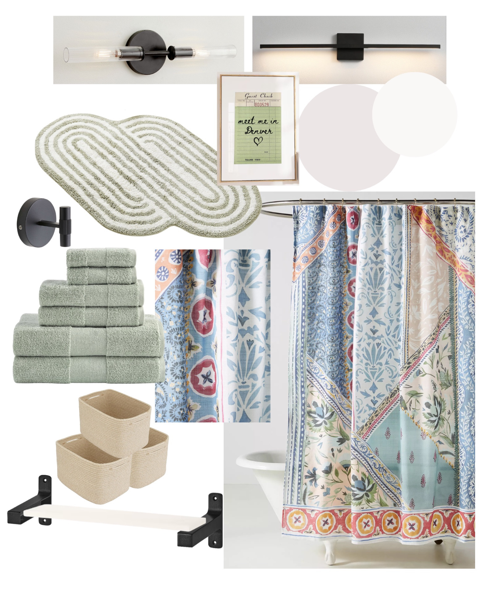 A no-demo renovation bathroom design plan

#LTKHome