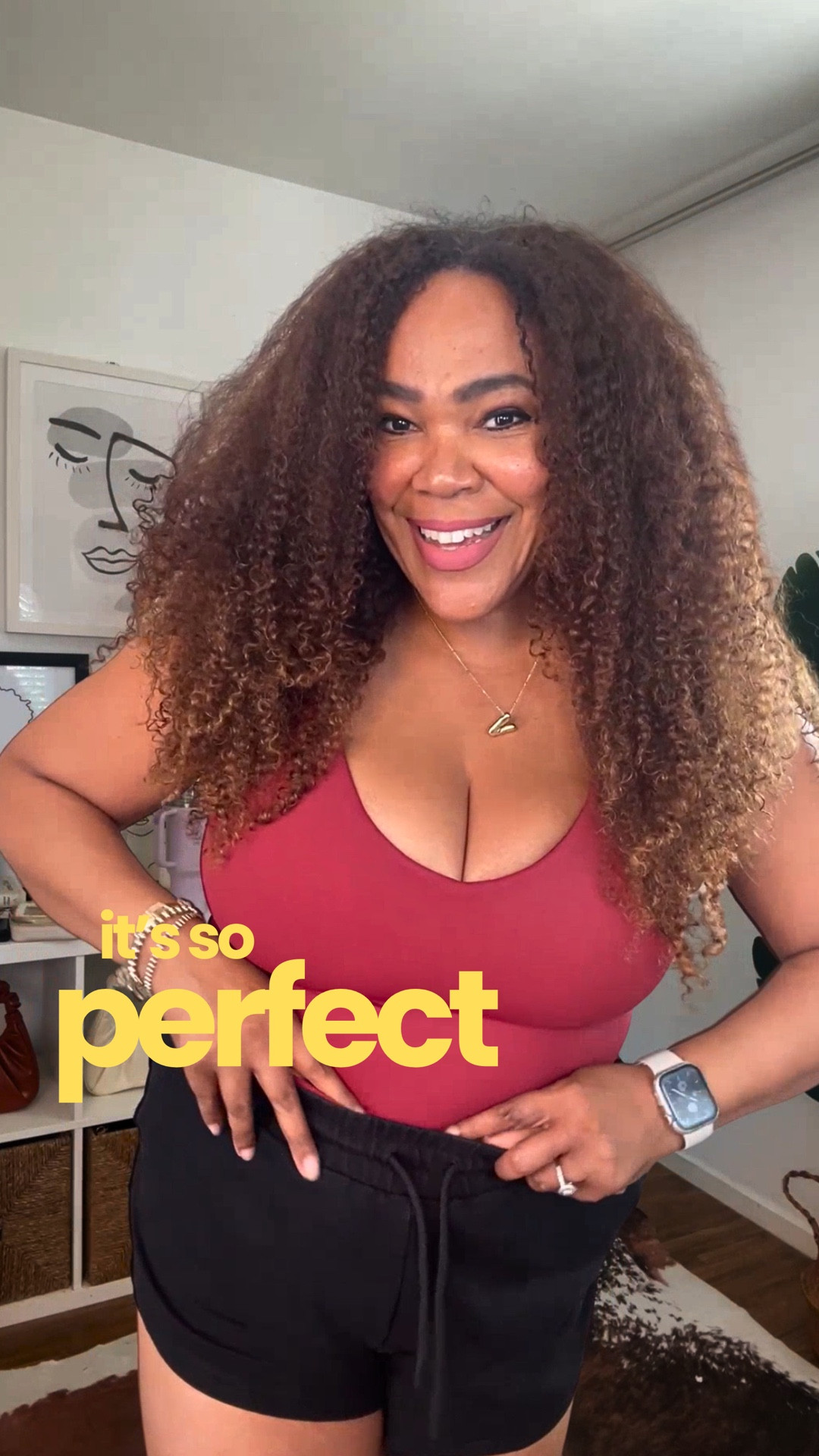 No crop top vibe here! This one gives you some coverage and has a built in bra. I have it in five colors 🫣! I know, I like it. Wearing a large in the top and xl in the shorts. 

#LTKOver40 #LTKActive #LTKMidsize