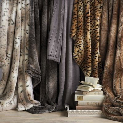 Luxury Faux Fur Throw | Frontgate