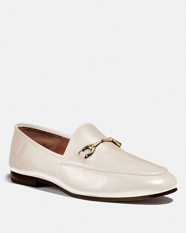 Haley Loafer | Cream Loafer | Fall Outfits | Coach Outlet US